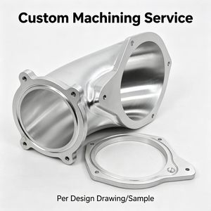 Cnc Machining Billet Aluminum Throttle Body Intake Elbow Auto Track Racing High Flow Aluminum Turbo Inlet Pipe Intake Elbow Fit - Product Image 1