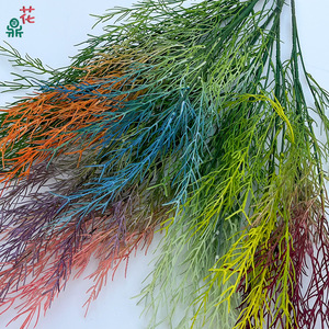Capullos de sauce coloridos, flores de seda de un solo tallo, colores mixtos, decoración de boda, flores artificiales colgantes de techo - Product Image 1