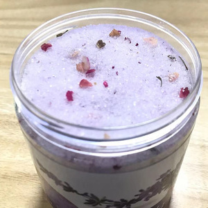 Sel de Bain Lavande en Gros avec Pétales – Gommage Doux Exfoliant pour le Corps et les Pieds – <span class=keywords><strong>Spa</strong></span> Parfumé Relaxant Aromathérapie en Vrac - Product Image 5