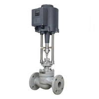 Vanne de régulation électrique à commande manuelle ZAZP ZDLP à siège unique pour le contrôle du débit d'eau/gaz/huile à température modérée, fabriquée en Chine