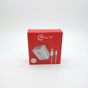 Biểu Tượng Tùy Chỉnh Các Tông Màu Trắng Gấp Hộp Cán Bóng Bao Bì Cho Điện Tử Điện Thoại Di Động Bộ Sạc Vật Liệu Tái Chế - Product Image 4