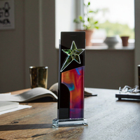 Nouveauté Printemps 2026 : Trophée en Cristal Argenté de Haute Qualité au Design Antique, Vente Chaude, Trophées de Mode Sportifs Sérigraphiés