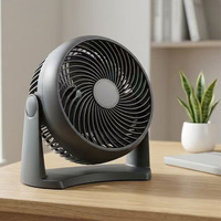 Ventilateur de circulation d'air de bureau portable, design moderne, 220V 30W, grand angle, inclinable, 3 vitesses, fonctionnement silencieux, gain de place