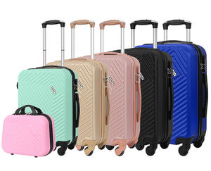 ชุดกระเป๋าถือของผู้หญิงที่ทันสมัยทันสมัยทันสมัยชุดกระเป๋าถือ ABS สีเขียวกระเป๋าเดินทางกันน้ำสำหรับกระเป๋าเดินทางชุด3ชิ้น - Product Image 6