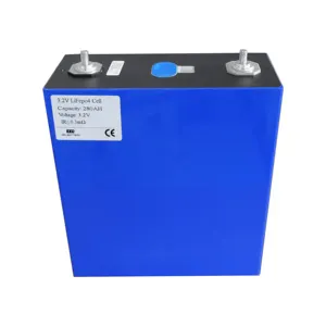 230Ah 280Ah 304Ah LiFePO4 Grade A Rechargeable 3.2V 304k Phosphate Battery Lithium Ion 12V 24V 48V 304Ah LiFePO4 Battery Cell