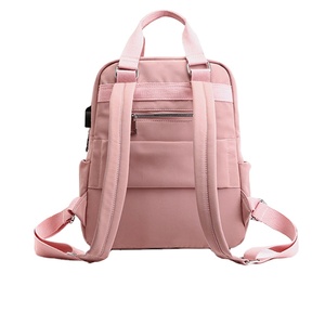 Mochila Escolar Personalizada para Mujer, Gran Capacidad, Estilo Preppy, con Carga USB, Estilo Casual, Cierre Suave, Forro de Poliéster - Product Image 4