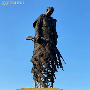 Statues en bronze sur mesure de soldats soviétiques et russes sur le thème de la mode avec impression sérigraphique - Product Image 2