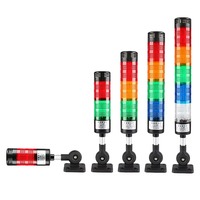 Feu de signalisation LED tricolore pour machine-outil avec alarme sonore, en matériau PC multicouche non réfléchissant, marque JZCN, type tour
