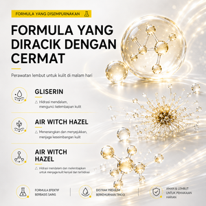 KORMESIC Crema Facial con Niacinamida 10g Certificada por Bpom, Crema de Noche Iluminadora para Todo Tipo de Piel, Blanqueadora e Hidratante - Product Image 5