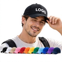 Service Personnalisé Tout-en-un Casquettes de Baseball Vintage à 6 Panneaux en Sergé 100% Coton Unisexe Réglables avec Fermeture Snapback Vente en Gros Logo Personnalisé