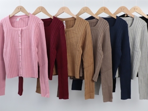 Maglione Personalizzato OEM per Donna, Serie Twist, Tinta Unita, Casual, Maniche Lunghe, <span class=keywords><strong>Su</strong></span>éter Para Mujer Tejido - Product Image 2