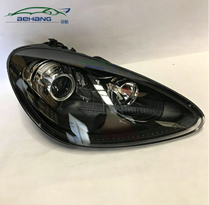 Per <span class=keywords><strong>Porsche</strong></span> <span class=keywords><strong>Cayenne</strong></span> 2011-2014 OE 95863128300/95863128400 Parti e Accessori Auto Versione <span class=keywords><strong>Nera</strong></span> GTS Gruppo Fari Anteriori - Product Image 1