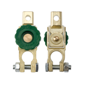 Interruttore Isolatore Terminale a Vite per Batteria Auto 12-24V in Lega di Zinco con Sgancio Rapido Universale - Product Image 2
