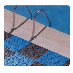 Carreaux de sol en caoutchouc 11.8 "x 11.8" Tapis de drainage antidérapants - Product Image 1
