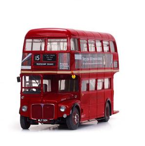 Modellino di Autobus Routemaster in Scala 1/18 Senza Metallo, Nuovo Veicolo Giocattolo Die-cast per Regalo - Product Image 3