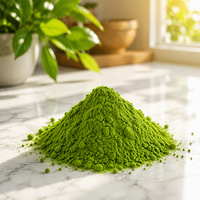 Sachet en papier kraft 50g pour poudre de matcha, manchon personnalisé, mélange de thé vert, commande en gros