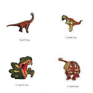 Wholesale Custom Iron on Embroidery Jurassic Era Dinosaur Patches for Cloth - Product Image 4