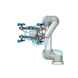 Brazo <span class=keywords><strong>universal</strong></span> Cobot <span class=keywords><strong>UR5</strong></span> combinado con Robotiq Robot Gripper 2F-85 y Robot 3D Vision utilizado para agarrar material - Product Image 5