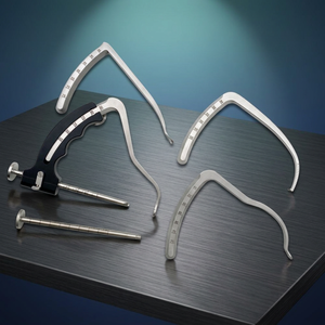 Extracteur de vis manuel en acier certifié CE, instrument chirurgical orthopédique, kit de retrait de clous intramédullaires et de vis cassées - Product Image 1