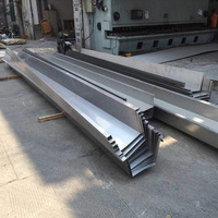 Vente en gros de gouttières et systèmes de drainage de toiture en acier inoxydable 304 usinés CNC, canaux en U, pliage de profilés Tianjin