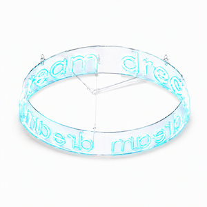 Custom Circular Transparent Acrylic LED <b>Neon</b> <b>Sign</b> <b>for</b> Suspended Lobby and Venue Decor - Product Image 3