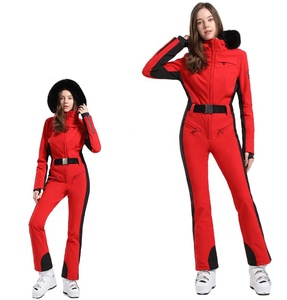 OEM <strong>Lady</strong> Ski Wear Waterproof <strong>Snowsuit</strong> One Piece Ski Guard Suit Women for Skiing Sports - Product Image 5