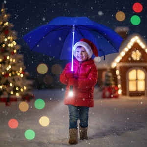 Sunny Kinte Custom Logo Christmas Gift Promotion LED Safety Semi-Automatic <b>Windproof</b> Travel Mini Durable Heavy Corporate - Product Image 1