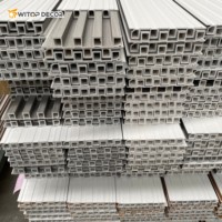 Matériaux de décoration WITOP, panneaux muraux intérieurs, panneaux muraux en PVC cannelés, lambris en WPC