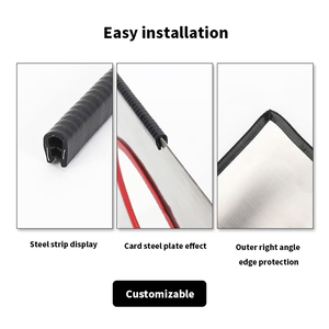 חם מכירת U בצורת איטום רצועת איטום מפחיתה רעש מכונית אוניברסלית דלת וחלונות חיצוני - Product Image 4