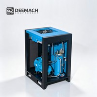 Compresseur d'air à vis à aimant permanent silencieux DEEMACH 7,5 kW 11 kW à fréquence variable, lubrifié à l'huile, refroidi par air, pour petit atelier