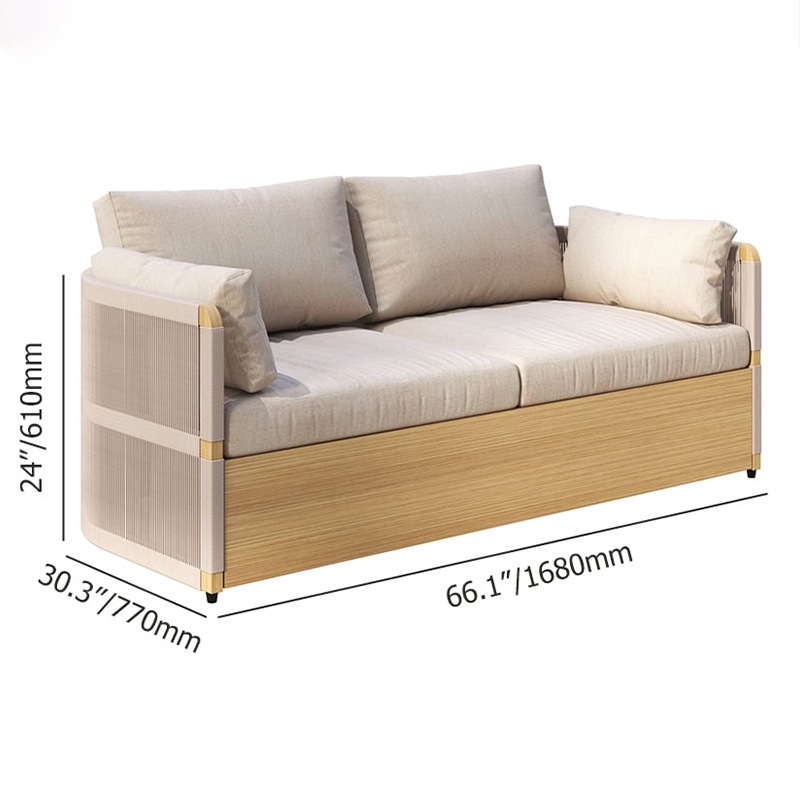 Double sofa-imported teak