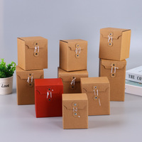 Venta al por mayor personalizable UV Foil corrugado Kraft caja de embalaje para té regalos tazas ropa interior calcetines cuero de vaca-Caja carpetas