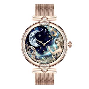 DF HW016 Nuevo Reloj Inteligente Amoled, Reloj Inteligente para Mujer con Carga Magnética, Reloj Inteligente Redondo para Hombre y Mujer - Product Image 3