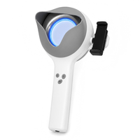 Analyseur de peau portable UVA et LED avec étui de transport, support pour téléphone et lumière réglable pour usage clinique et hospitalier