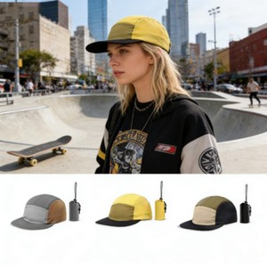 Gorras de Béisbol de 7 Paneles de Secado Rápido y Plegables para Exteriores, Unisex, para Ciclismo, Camping, Senderismo, con Visera Corta, Diseño de Leopardo con Puntos de Colores Contrastantes, Ligeras - Product Image 6