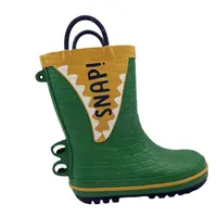 Kinder Gummi Grüne Farbe Wellington Schuhe 3d Kinder Regens tiefel Kinder Regens tiefel Gummi Croc