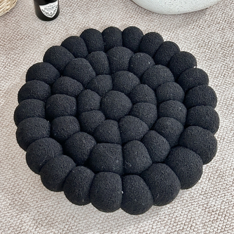 Biscuits tissés noirs