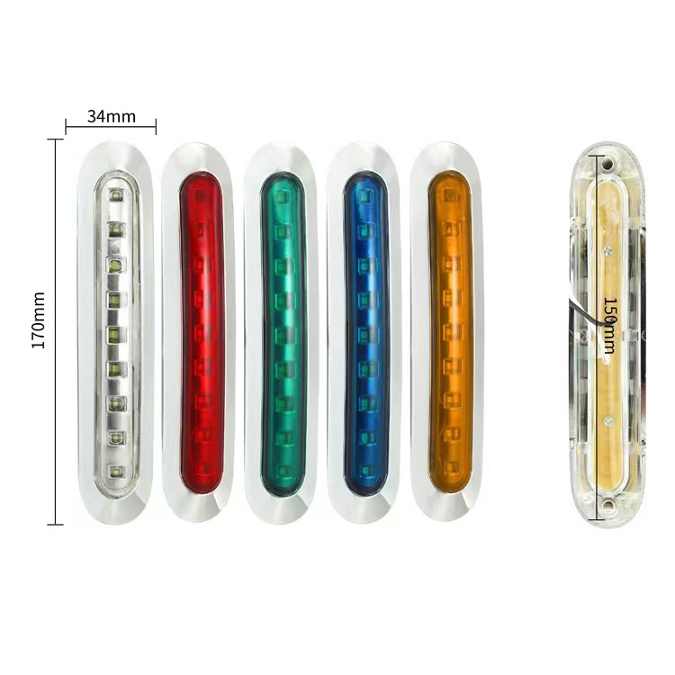 Автомобильная горка фары для грузовиков фургонов грузовиков трейлеров тракторов IP65 водонепроницаемые двойные светодиодные габаритные огни