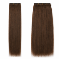 Extensions de cheveux humains 100% naturels Remy bruts, trame en PU, trame invisible nouée à la main, trame bouclée pour femmes, vente en gros pour salons, personnalisable