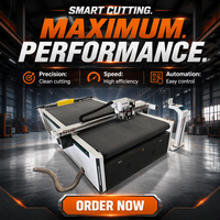 Máquina de Corte CNC de Cama Plana TC para Muestras de Cajas de Cartón con Herramienta de Cuchilla Oscilante, Máquina de Corte Digital de Cartón