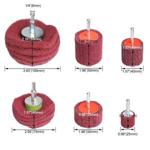 ชุดล้อขัดเงาไนลอนคุณภาพสูง 6 ชิ้น สำหรับทำความสะอาด ผลิตตามแบบ OEM ประสิทธิภาพสูง ทนทาน - Product Image 2