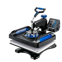 Presse à chaud manuelle Nacai pour vêtements, taille de plateau 38 cm, pour impression par sublimation sur t-shirts, neuve