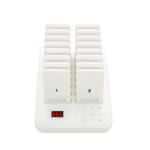 Sistema di Chiamata Wireless per Ospiti CTP302 Bianco, Sistema Pager Coaster con 16 Ricevitori Vibranti, Dispositivo di Chiamata per Caffetterie - Product Image 4