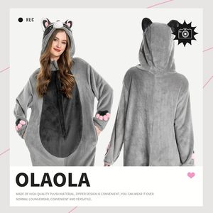 Pijama de Franela Unisex para Adultos, Disfraz de Animal de Peluche, Ropa de Dormir de una Pieza, Disfraz para Fiesta de Cosplay - Product Image 2