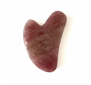 Produits de soin de la peau, Gua Sha en quartz fraise en forme de cœur, outil ultime de lifting et de sculpture du visage - Product Image 1
