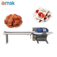 BG-350 Biscuit Hamburger Hot Dog Horizontal coulant Machine d'emballage Emballeur Automatique Film Emballage Industriel Machine De Scellage