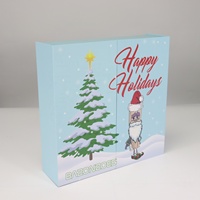 Fabrik benutzer definierte Weihnachten Countdown Advents kalender Box Premium Papier Geschenk box Weihnachts ereignis Kalender für Urlaub Promotion