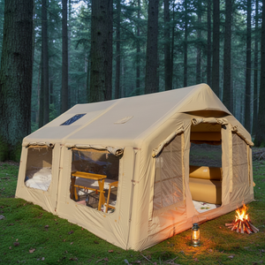 Lit de camping familial WINSUN pour les voyages en plein air, tente de style luxueux en Oxford, tente gonflable à air - Product Image 1