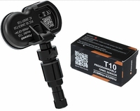 FOXWELL Global Capteur de pression des pneus de voiture 2 en 1 double fréquence 433MHZ et 315Mhz Capteurs TPMS programmables universels pour voiture