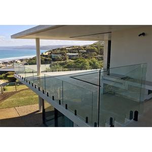 Rampe en verre sans cadre pour escaliers et balcons, <span class=keywords><strong>mini</strong></span> poteau en acier inoxydable, rampe en verre - Product Image 6